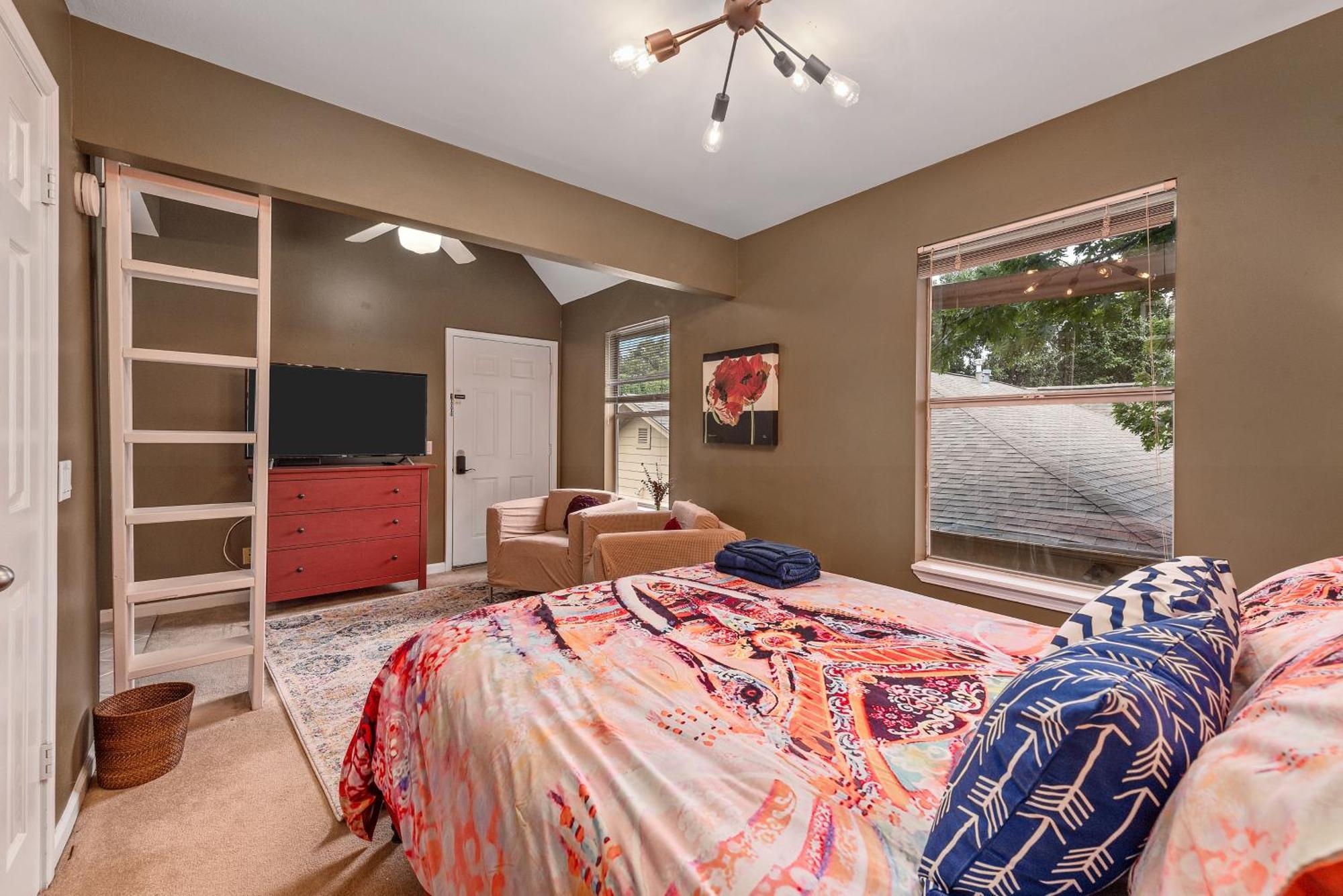 Apartamento Boho-Inspired Haven With Free Park Houston Exterior foto