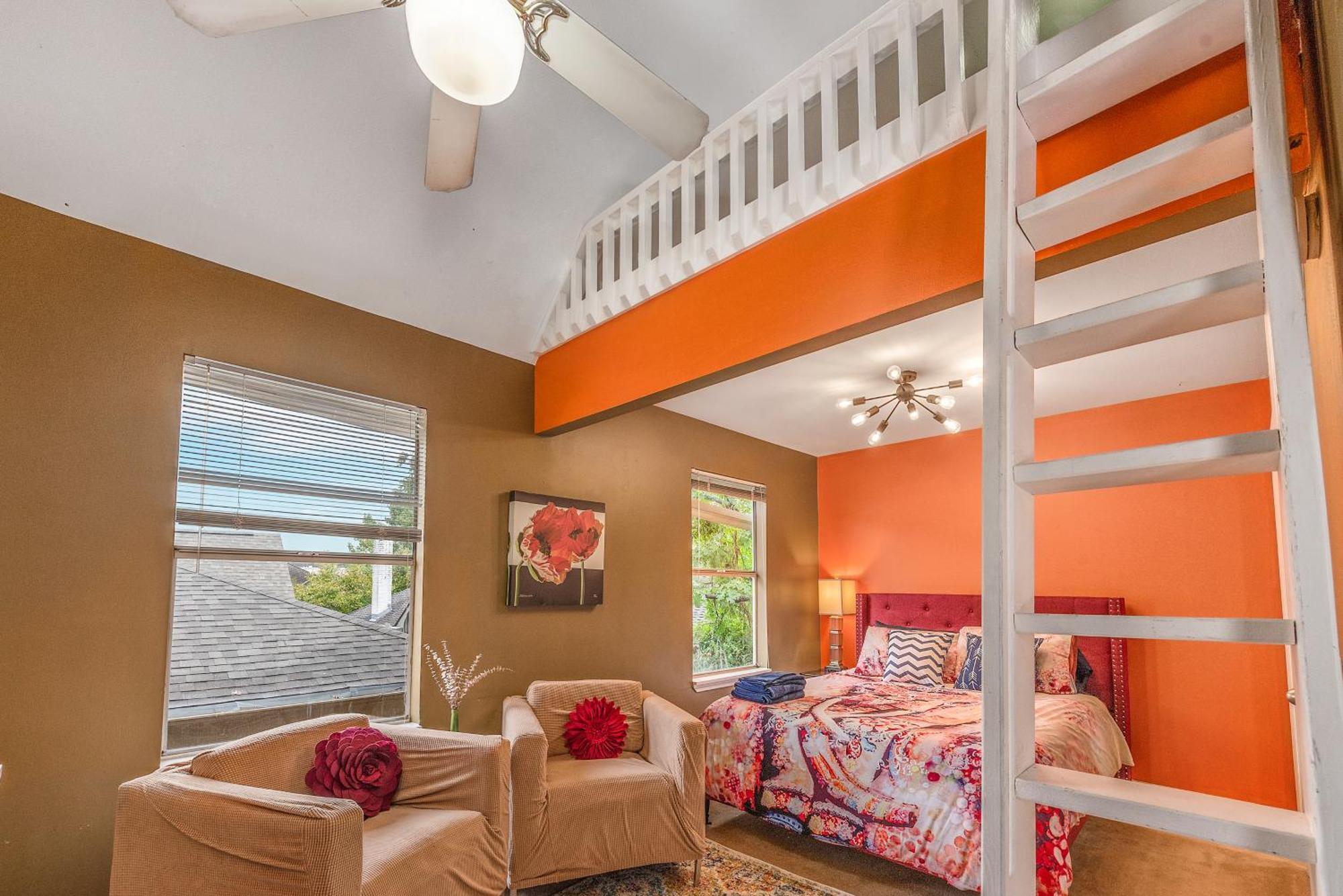 Apartamento Boho-Inspired Haven With Free Park Houston Exterior foto